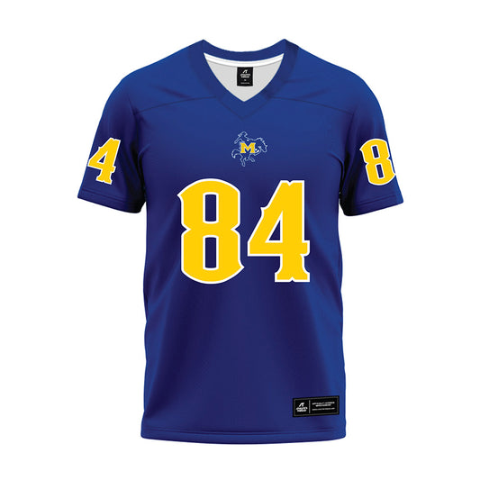 McNeese State - NCAA Football : Tj Hullaby - Blue Premium Football Jersey-0