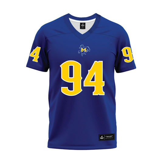 McNeese State - NCAA Football : Lenord Howard - Blue Premium Football Jersey-0