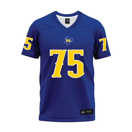 McNeese State - NCAA Football : Miguel DAngelo - Blue Premium Football Jersey-0