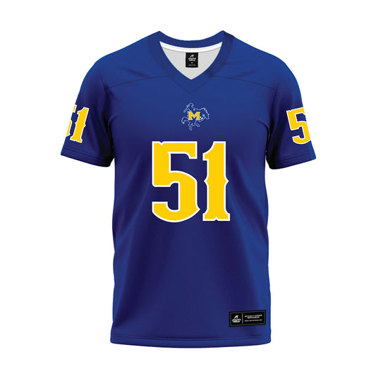 McNeese State - NCAA Football : Andre Roy Jr - Blue Premium Football Jersey-0
