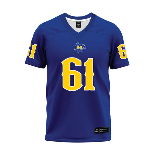 McNeese State - NCAA Football : Dawson Davis - Blue Premium Football Jersey-0