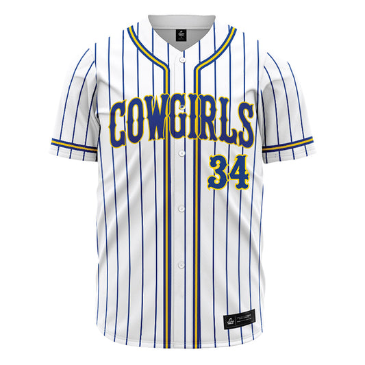 McNeese State - NCAA Softball : Malayna Daigle - White Jersey-0
