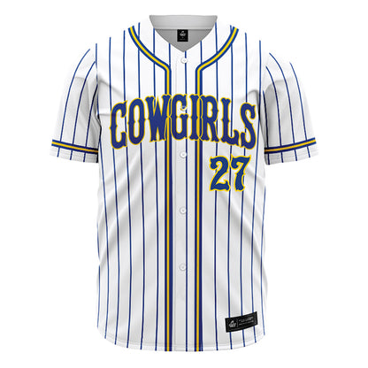 McNeese State - NCAA Softball : Rylee Cloud - White Jersey-0