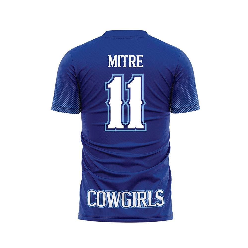 McNeese State - NCAA Women's Soccer : Vitoria Mitre - Blue Soccer Jersey-1