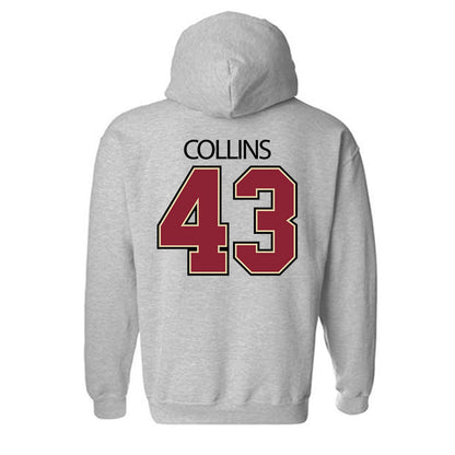 Boston College - NCAA Football : Griffin Collins - Classic Shersey Hooded Sweatshirt-2