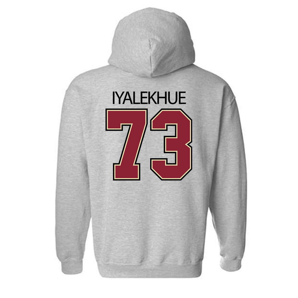 Boston College - NCAA Football : Lawrence Iyalekhue - Classic Shersey Hooded Sweatshirt-3