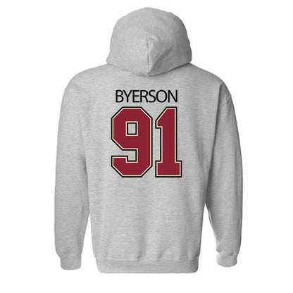 Boston College - NCAA Football : Makai Byerson - Classic Shersey Hooded Sweatshirt-3