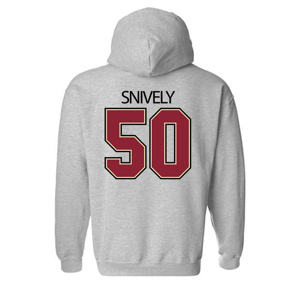 Boston College - NCAA Football : Owen Snively - Classic Shersey Hooded Sweatshirt-2