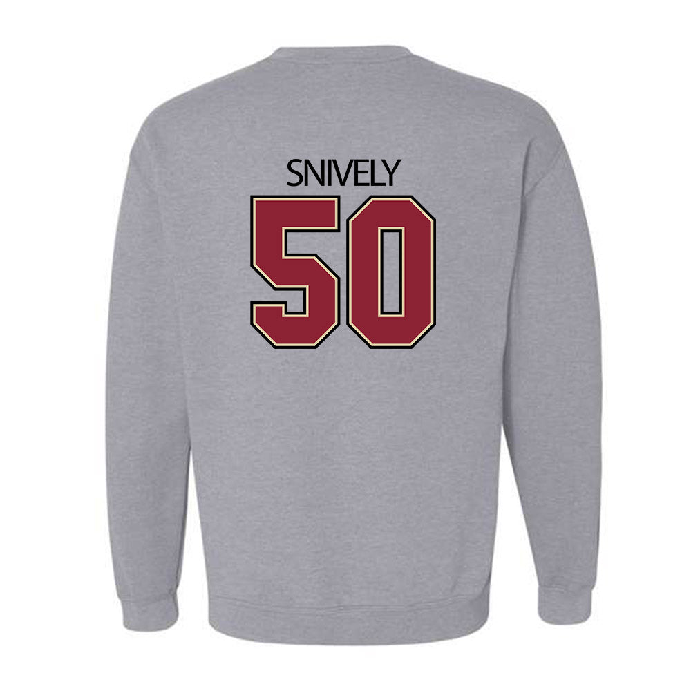 Boston College - NCAA Football : Owen Snively - Classic Shersey Crewneck Sweatshirt-1