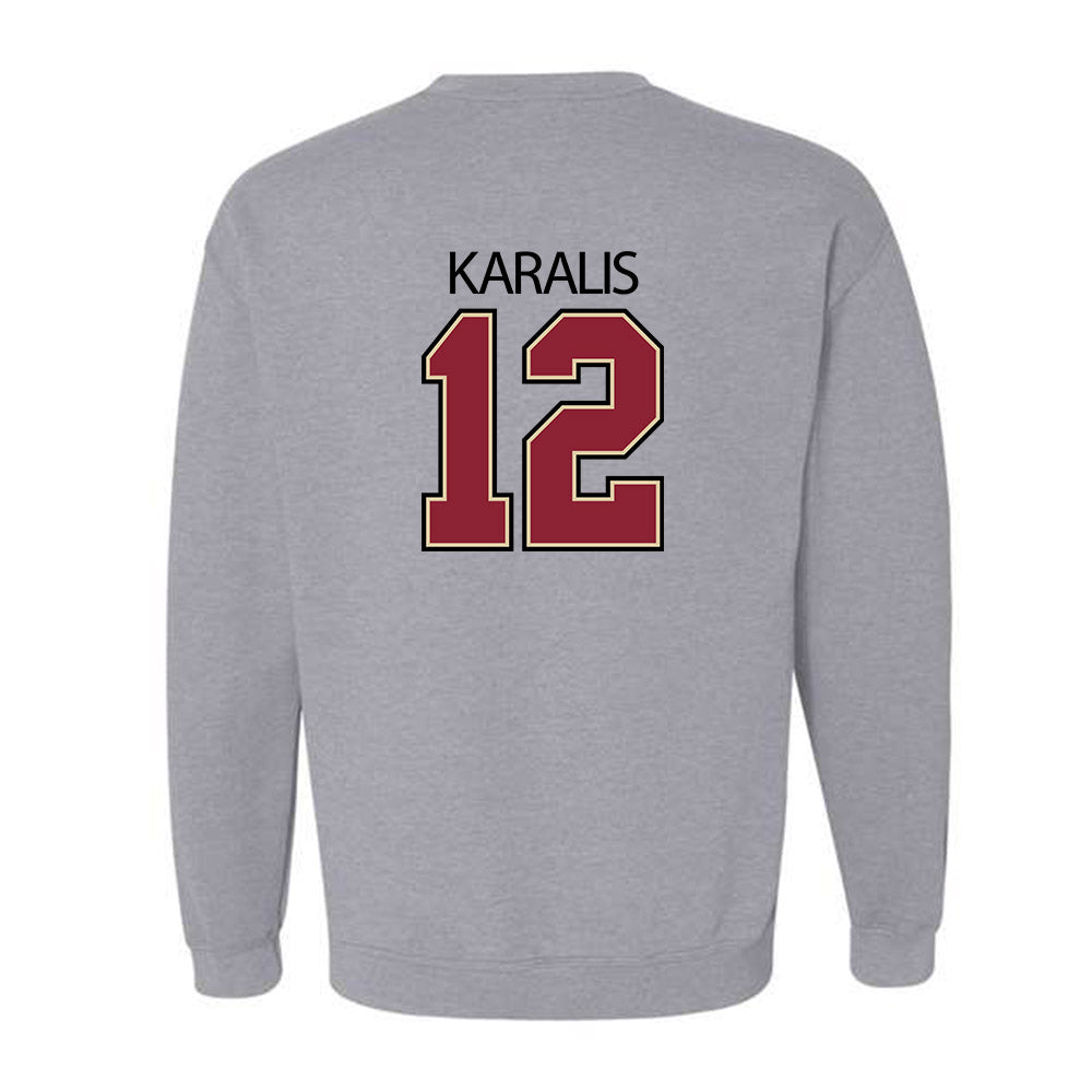 Boston College - NCAA Men's Soccer : Alexi Karalis - Classic Shersey Crewneck Sweatshirt-1
