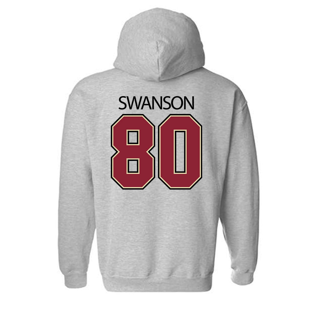 Boston College - NCAA Football : Reed Swanson - Classic Shersey Hooded Sweatshirt-2