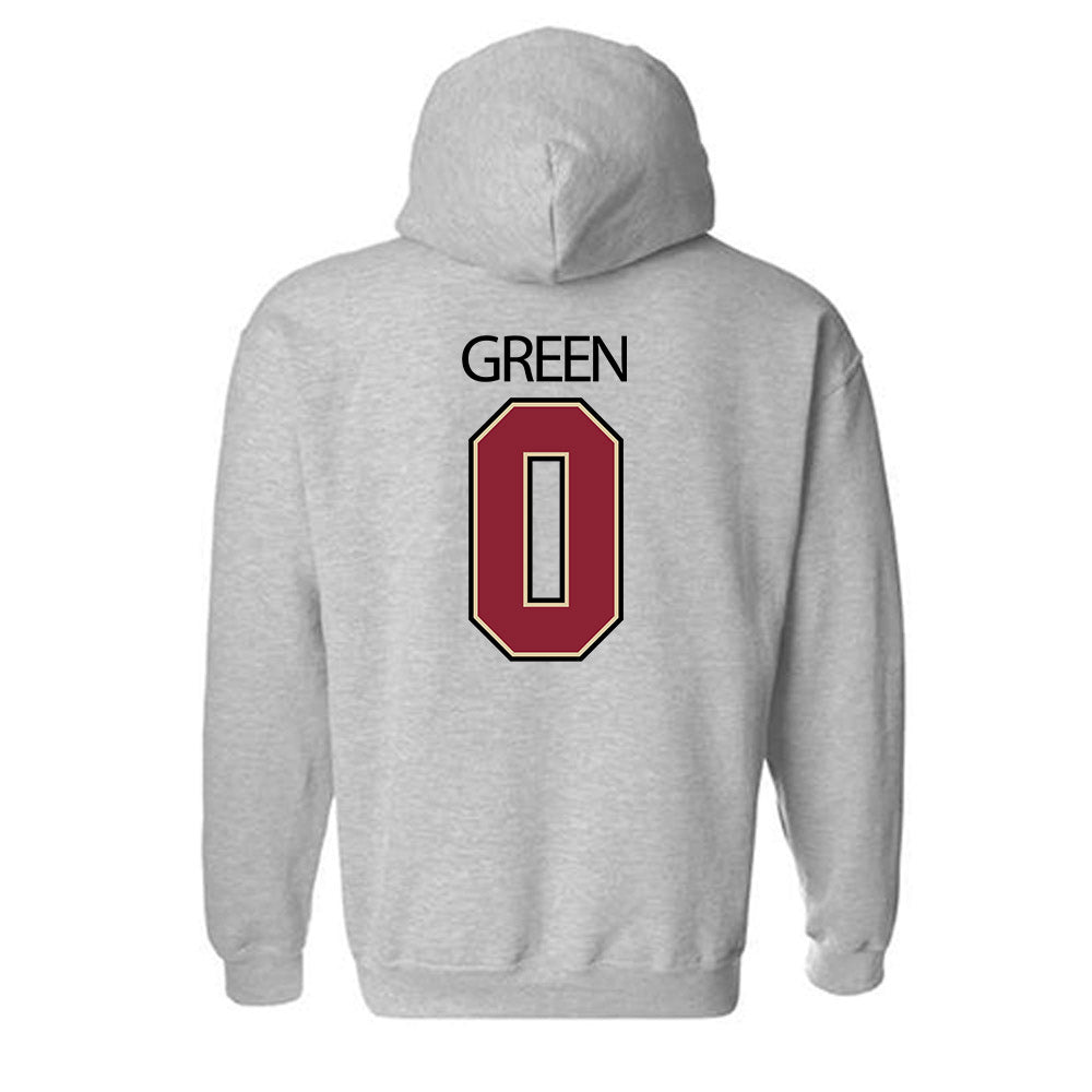 Boston College - NCAA Football : TJ Green - Classic Shersey Hooded Sweatshirt-3