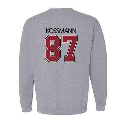 Boston College - NCAA Football : Cameron Kossmann - Classic Shersey Crewneck Sweatshirt-1