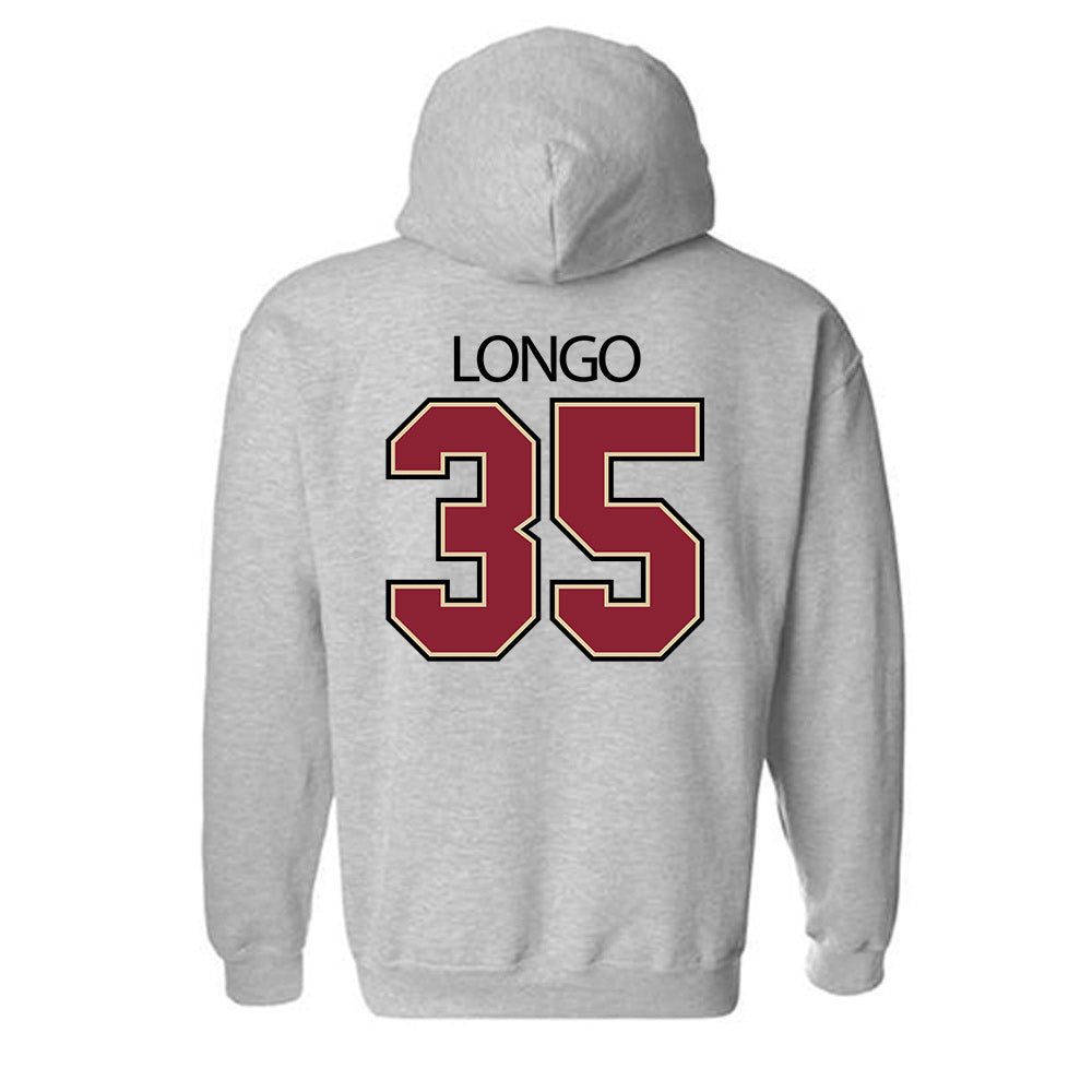 Boston College - NCAA Football : Tim Longo - Classic Shersey Hooded Sweatshirt-3