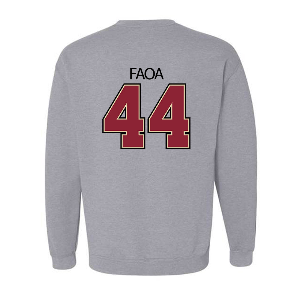 Boston College - NCAA Football : Palaie Faoa - Classic Shersey Crewneck Sweatshirt-1