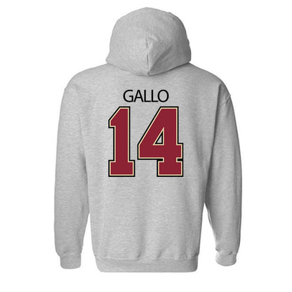 Boston College - NCAA Baseball : Luke Gallo - Classic Shersey Hooded Sweatshirt-2