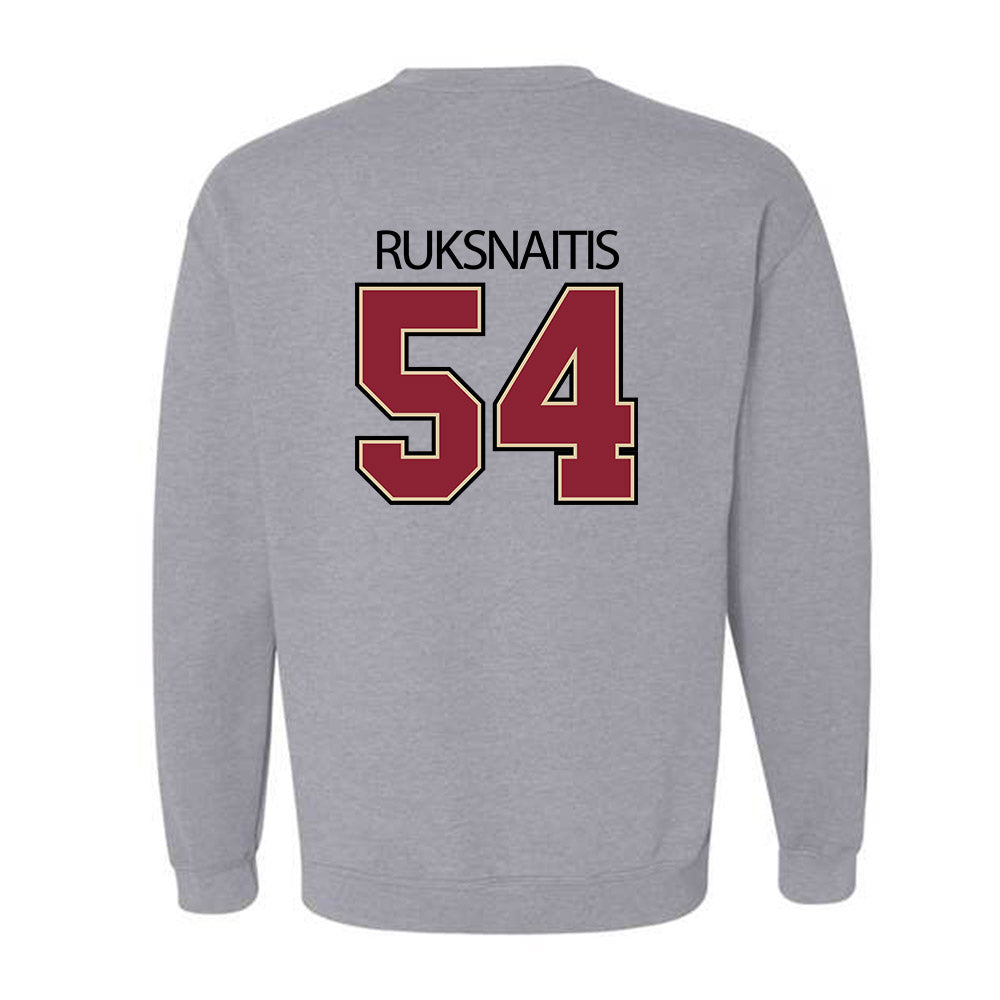 Boston College - NCAA Football : Dean Ruksnaitis - Classic Shersey Crewneck Sweatshirt-1