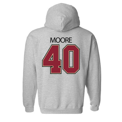 Boston College - NCAA Men's Ice Hockey : William Moore - Classic Shersey Hooded Sweatshirt-1