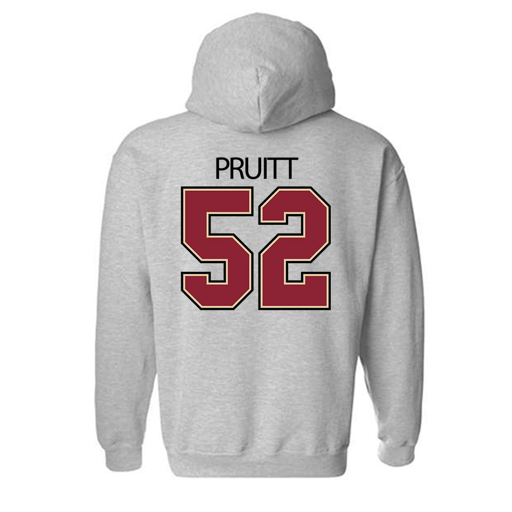 Boston College - NCAA Football : Judah Pruitt - Classic Shersey Hooded Sweatshirt-3