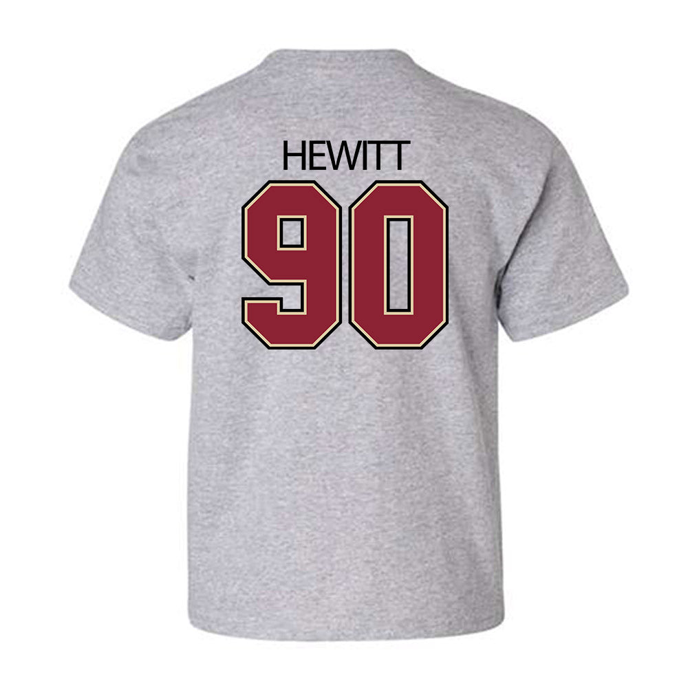 Boston College - NCAA Football : Jon Hewitt - Classic Shersey Youth T-Shirt-1