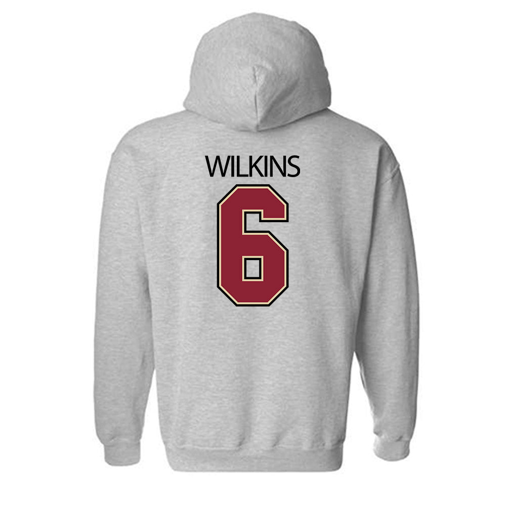 Boston College - NCAA Football : VJ Wilkins - Classic Shersey Hooded Sweatshirt-2