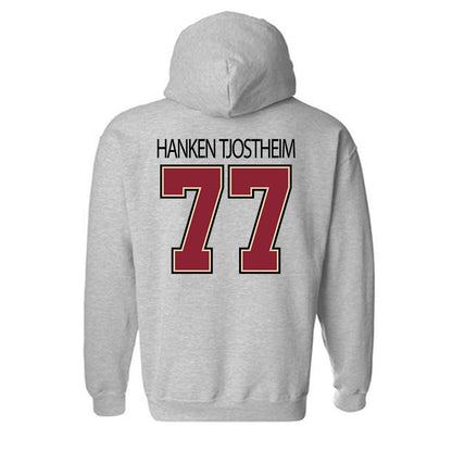 Boston College - NCAA Men's Soccer : Johannes Hanken Tjostheim - Classic Shersey Hooded Sweatshirt-1