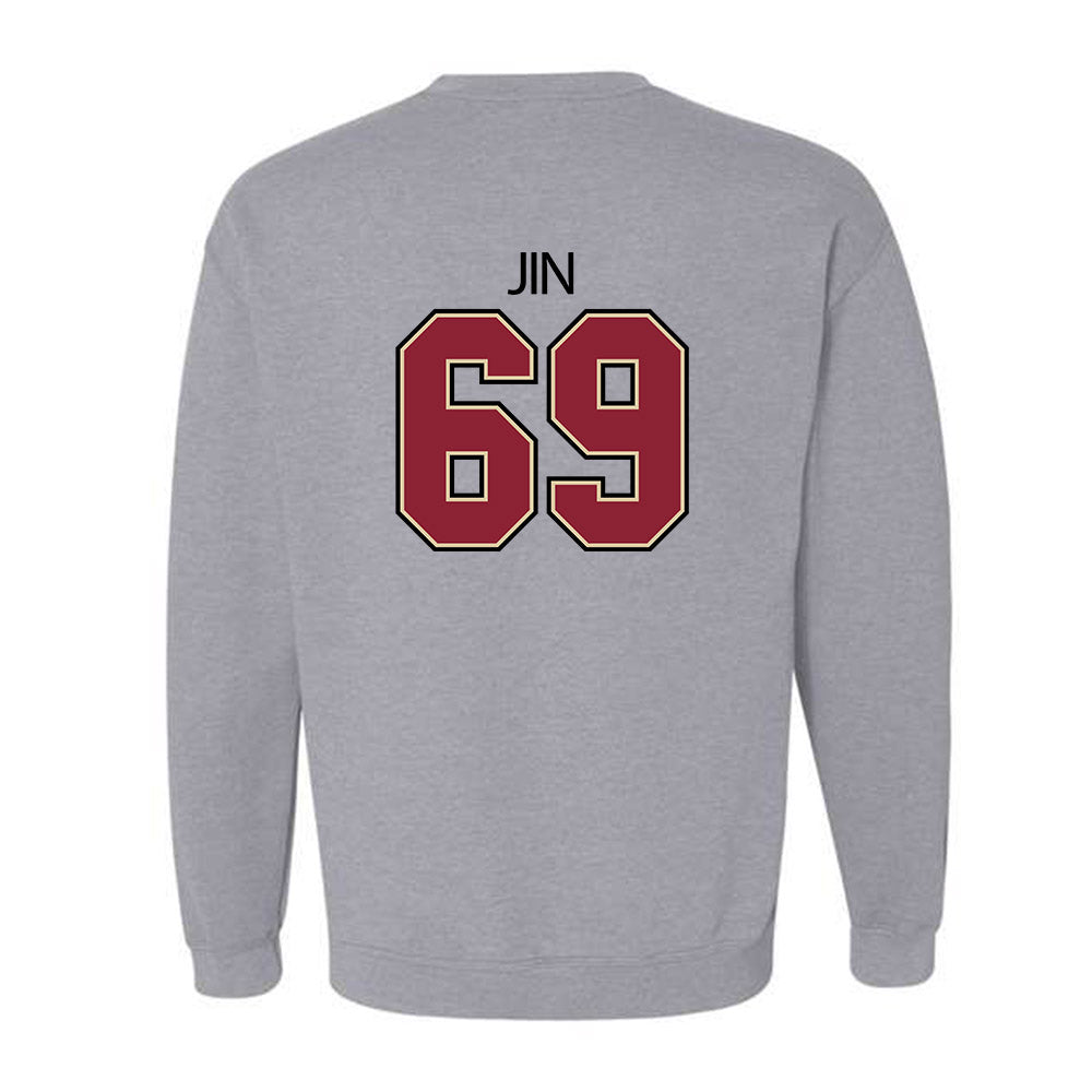 Boston College - NCAA Football : Marek Jin - Classic Shersey Crewneck Sweatshirt-1