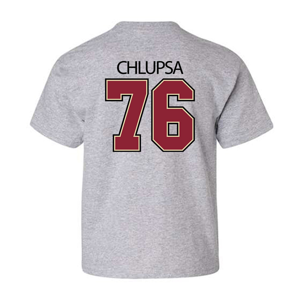 Boston College - NCAA Football : Tanner Chlupsa - Classic Shersey Youth T-Shirt-1