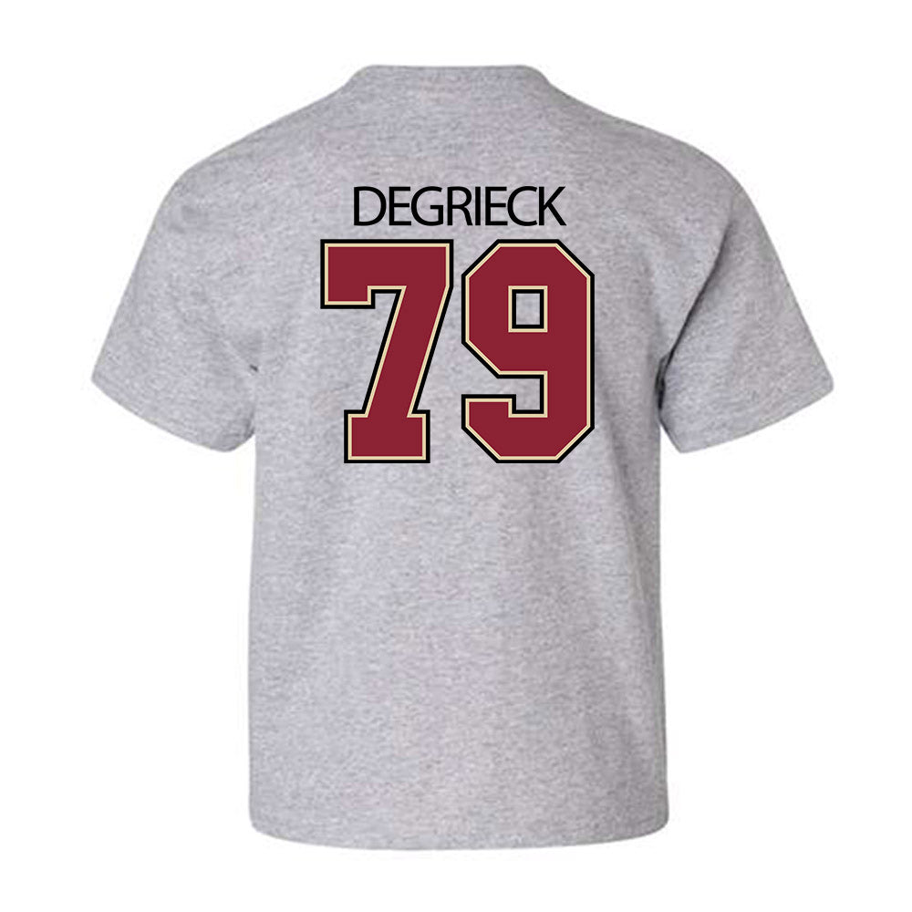 Boston College - NCAA Football : Alex Degrieck - Classic Shersey Youth T-Shirt-1