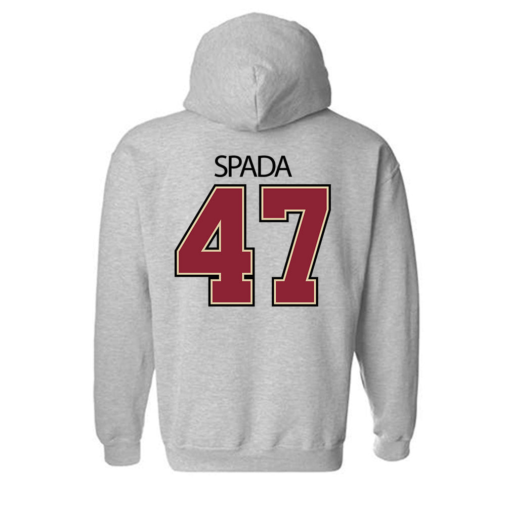 Boston College - NCAA Baseball : Matthew Spada - Classic Shersey Hooded Sweatshirt-3