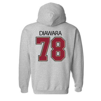 Boston College - NCAA Football : Souleye Diawara - Classic Shersey Hooded Sweatshirt-3