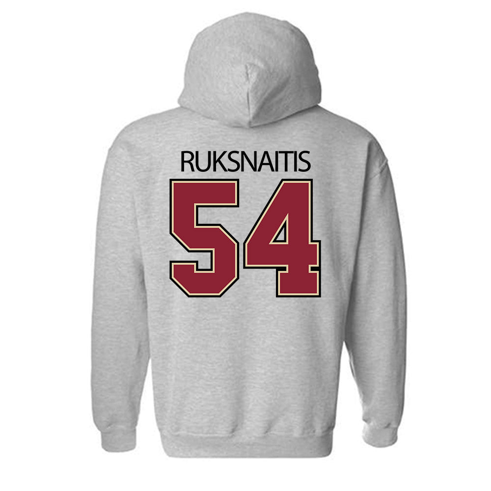 Boston College - NCAA Football : Dean Ruksnaitis - Classic Shersey Hooded Sweatshirt-3