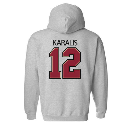 Boston College - NCAA Men's Soccer : Alexi Karalis - Classic Shersey Hooded Sweatshirt-1