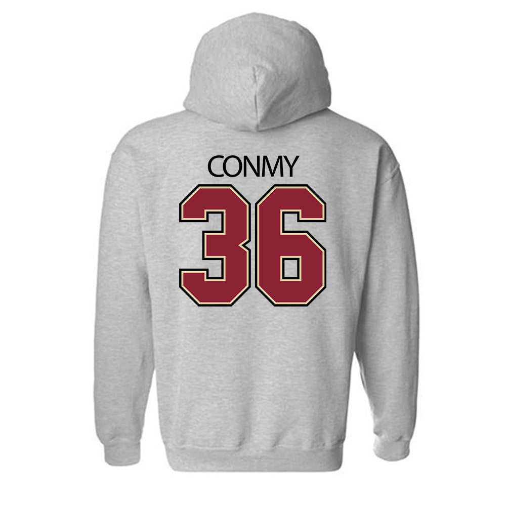 Boston College - NCAA Men's Ice Hockey : Ryan Conmy - Classic Shersey Hooded Sweatshirt-1