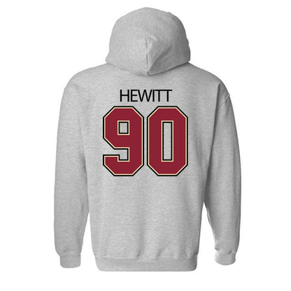 Boston College - NCAA Football : Jon Hewitt - Classic Shersey Hooded Sweatshirt-3