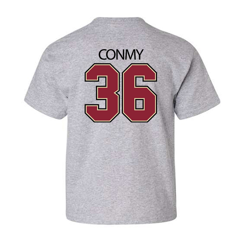 Boston College - NCAA Men's Ice Hockey : Ryan Conmy - Classic Shersey Youth T-Shirt-1