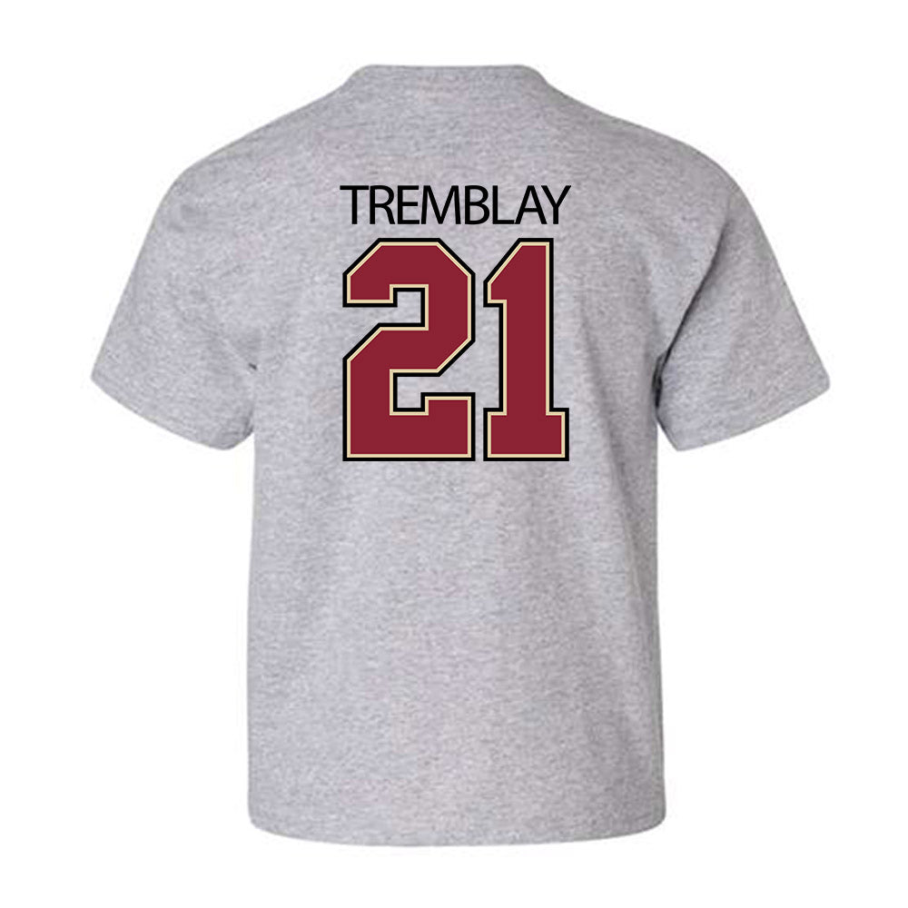 Boston College - NCAA Women's Ice Hockey : Maxim Tremblay - Classic Shersey Youth T-Shirt-1