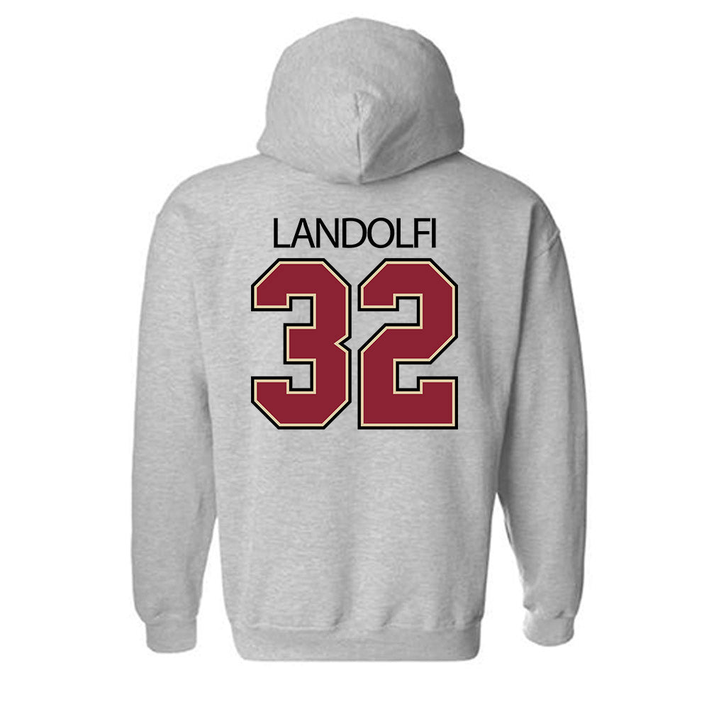 Boston College - NCAA Football : Michael Landolfi - Classic Shersey Hooded Sweatshirt-3