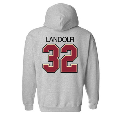 Boston College - NCAA Football : Michael Landolfi - Classic Shersey Hooded Sweatshirt-3