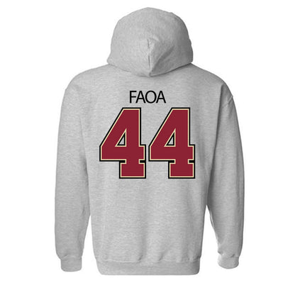 Boston College - NCAA Football : Palaie Faoa - Classic Shersey Hooded Sweatshirt-3