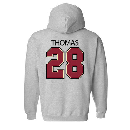 Boston College - NCAA Football : Zacari Thomas - Classic Shersey Hooded Sweatshirt-2