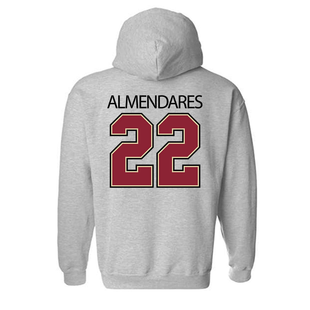Boston College - NCAA Men's Soccer : Erick Almendares - Classic Shersey Hooded Sweatshirt-3