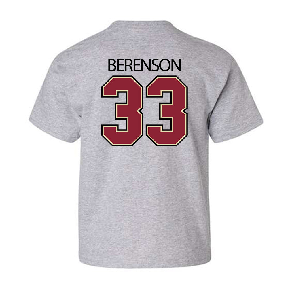 Boston College - NCAA Baseball : Logan Berenson - Classic Shersey Youth T-Shirt-1