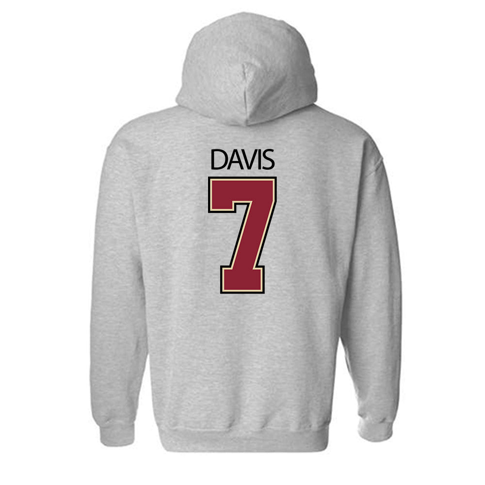 Boston College - NCAA Football : Carter Davis - Classic Shersey Hooded Sweatshirt-2