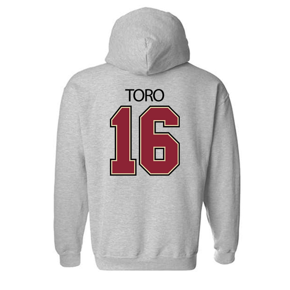 Boston College - NCAA Men's Soccer : Bryan Toro - Classic Shersey Hooded Sweatshirt-1