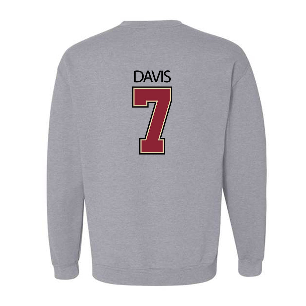 Boston College - NCAA Football : Carter Davis - Classic Shersey Crewneck Sweatshirt-1