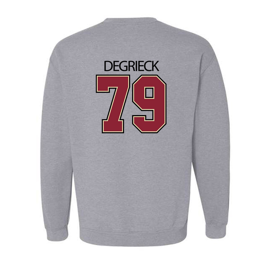 Boston College - NCAA Football : Alex Degrieck - Classic Shersey Crewneck Sweatshirt-1