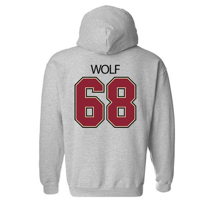 Boston College - NCAA Women's Volleyball : Milly Wolf - Classic Shersey Hooded Sweatshirt-2