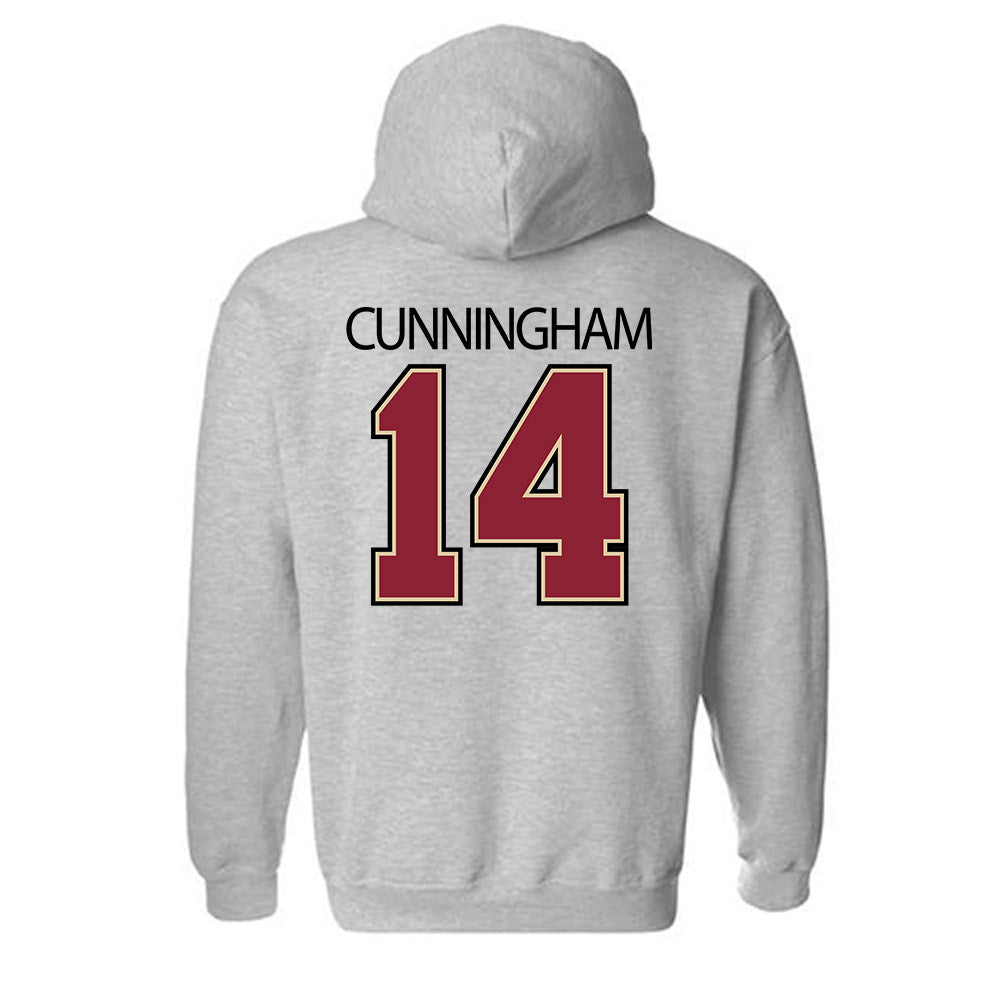 Boston College - NCAA Football : Ashton Cunningham - Classic Shersey Hooded Sweatshirt-3