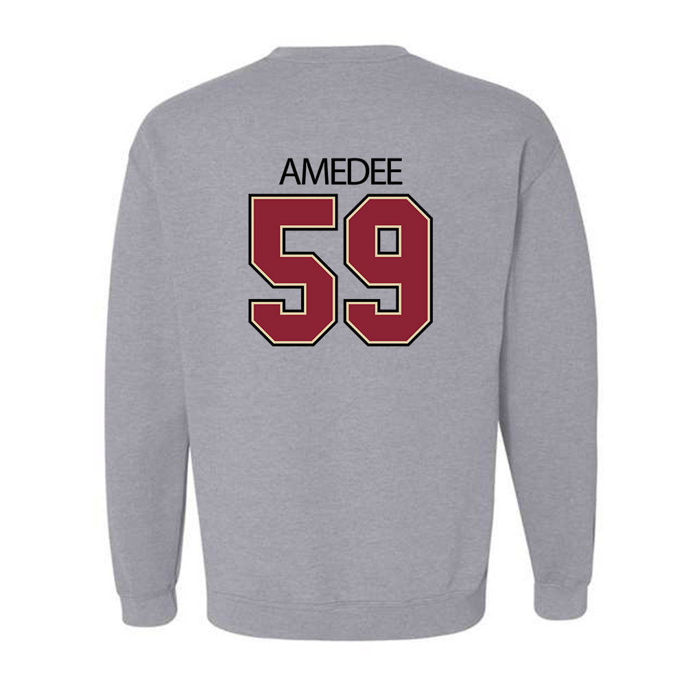 Boston College - NCAA Football : Micah Amedee - Classic Shersey Crewneck Sweatshirt-1